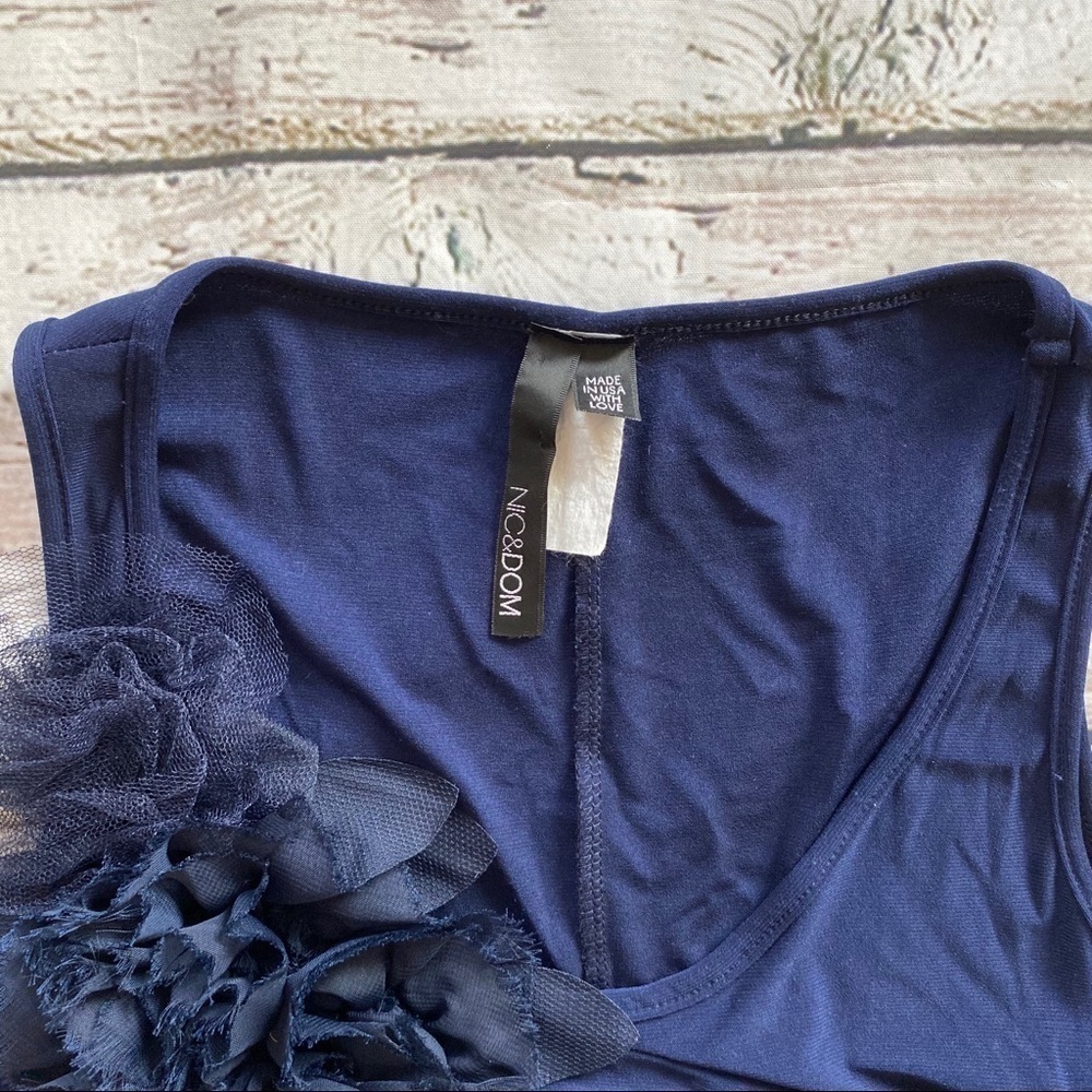 NIC&DOM Small blue Ruffle Dress - Picture 3 of 3